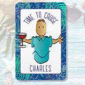 アフリカおもしろい系アメリカ人男性マンガのクルーズドア マグネット