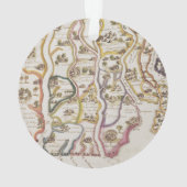 アフリカおよび川ガンビア| 1622年の海岸 オーナメント (裏面)