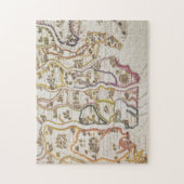 アフリカおよび川ガンビア| 1622年の海岸 ジグソーパズル (縦)