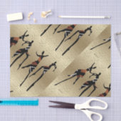 アフリカお祝い 薄葉紙 (クラフト)