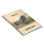 アフリカからのセシル及びエリコの兄弟のライオン ノートブック (右側)
