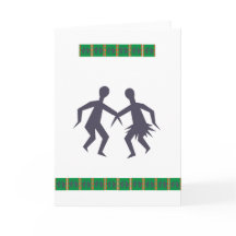 アフリカからの踊りのカップル