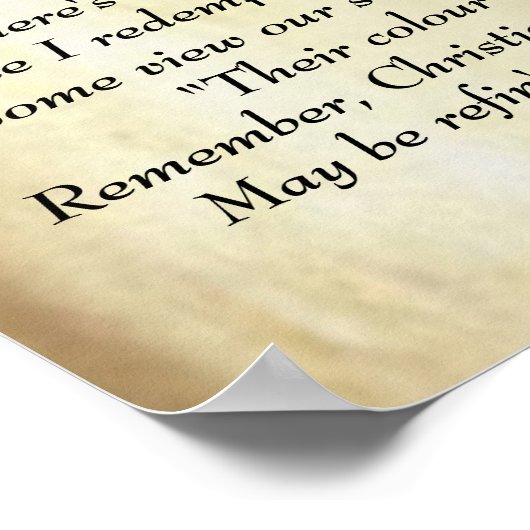 アフリカからアメリカまでのアフリカ系アメリカ人の詩 ポスター (角)