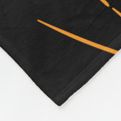 アフリカかわいらし人女性のアフロヘアスタイルポートレート フリースブランケット (角)