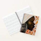 アフリカかわいらし女性手帳 ノートブック (内部)