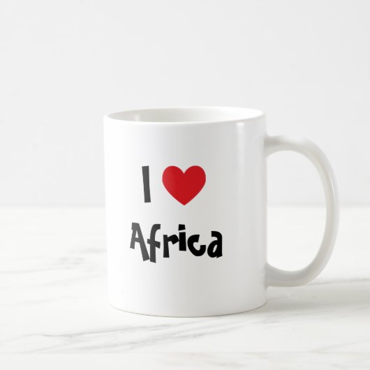 アフリカが好き コーヒーマグカップ (右)