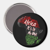 アフリカそれは私のDNAにある マグネット (正面/裏面)