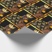 「アフリカでシックなボホしゃれている」 ラッピングペーパー (角)