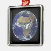 アフリカとヨーロッパを示す地球 メタルオーナメント (左)