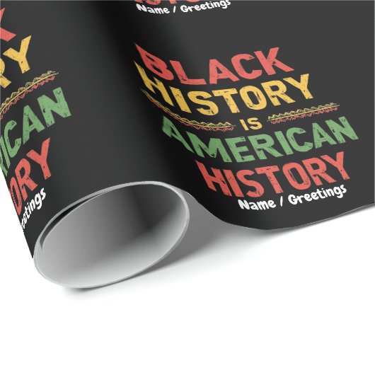 アフリカに捧ぐアメリカの歴史 ラッピングペーパー (ロールコーナー)