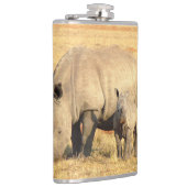 アフリカのかわいいサイ フラスク (右)