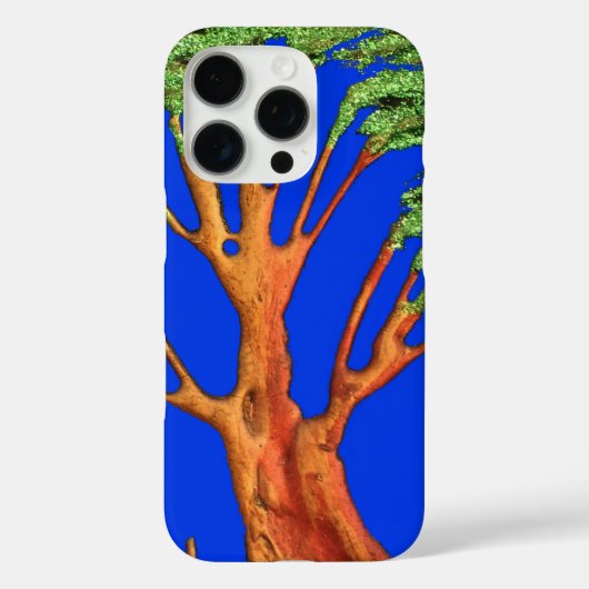 アフリカのアカシアの美しさ | セレンゲティの静けさ ブルーS Case-Mate iPhoneケース (裏面)
