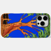 アフリカのアカシアの美しさ | セレンゲティの静けさ ブルーS Case-Mate iPhoneケース (裏面 (横))