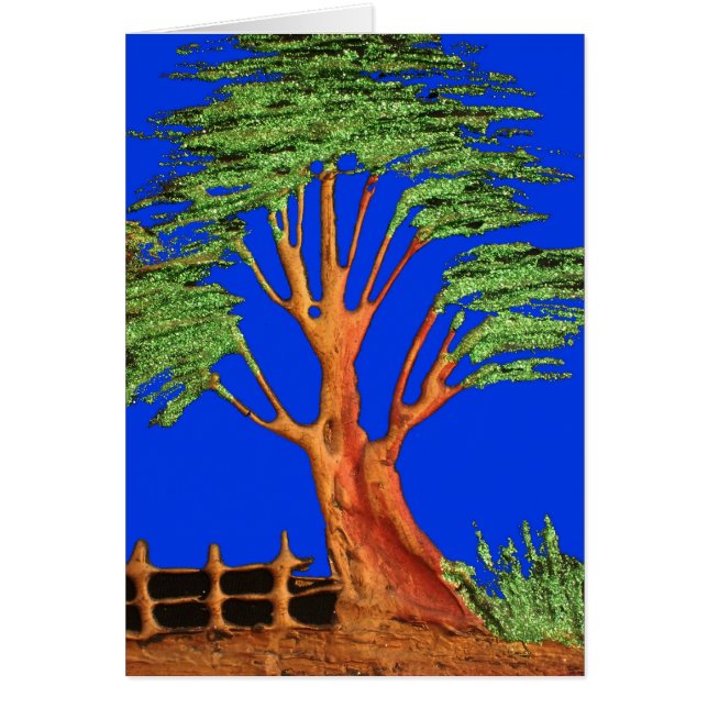 アフリカのアカシア美しい：セレンゲティ。 (正面)