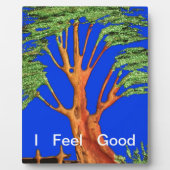 アフリカのアカシア美しい:セレンゲティ。 フォトプラーク (正面)