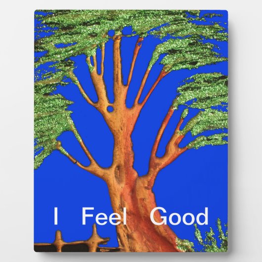 アフリカのアカシア美しい:セレンゲティ。 フォトプラーク (正面)