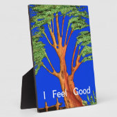 アフリカのアカシア美しい:セレンゲティ。 フォトプラーク (側面)