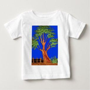アフリカのアカシア美しい：セレンゲティ。 ベビーTシャツ