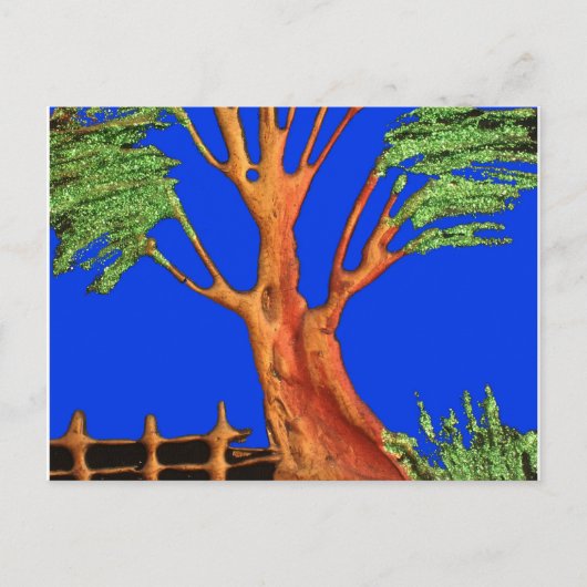 アフリカのアカシア美しい:セレンゲティ。 ポストカード (正面)