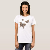 アフリカのアゲハチョウの女性用ライトシャツ Tシャツ (正面フル)