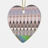 アフリカのアジアのパタ伝統的ーン セラミックオーナメント (左)