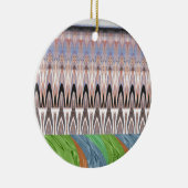 アフリカのアジアのパタ伝統的ーン セラミックオーナメント (右)