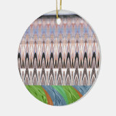 アフリカのアジアのパタ伝統的ーン セラミックオーナメント (左)