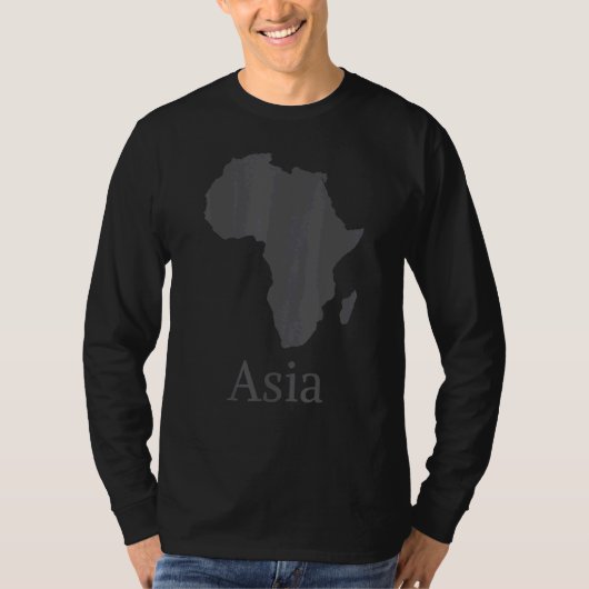 アフリカのアジアへの記録 Tシャツ (正面)