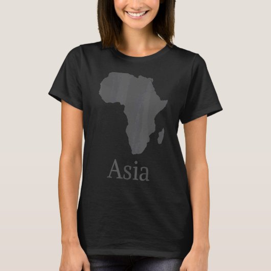 アフリカのアジアへの記録 Tシャツ (正面)