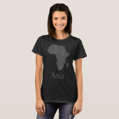 アフリカのアジアへの記録 Tシャツ (正面フル)