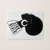 アフリカのアフリカ系アメリカ人の黒いギフトのTシャツ ジグソーパズル (横)