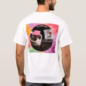 アフリカのアメリカ植民地メンズベーシックTシャツ Tシャツ (裏面)