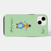 アフリカのアート, マスターダンサー iPhoneケース (裏面横)
