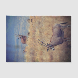 アフリカのオリックス 薄葉紙