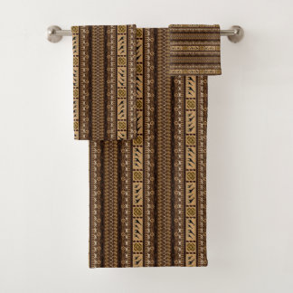 アフリカのオーナメント。キリン バスタオルセット