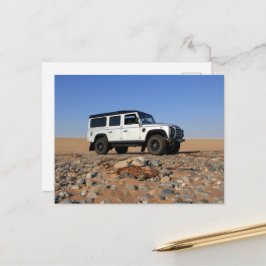 アフリカのオーバーランディング4x4ロードトリップ駆動ナミビア ポストカード