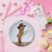 アフリカのカウボーイオンザウェイベビーシャワー紙プレート ペーパープレート (パーティー)