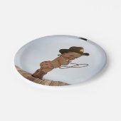 アフリカのカウボーイオンザウェイベビーシャワー紙プレート ペーパープレート (アングル)