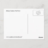 アフリカのカシューナッツのフルーツポストカード ポストカード (裏面)