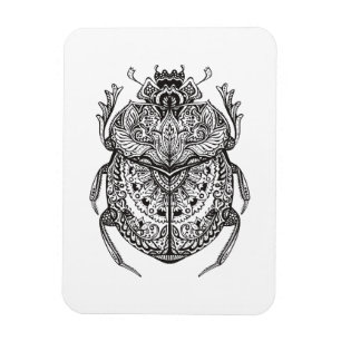 アフリカのカブトムシZendoodle マグネット