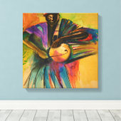 アフリカのキャンバスアート（エヨダンサー） キャンバスプリント (インサイチュ (ウッドフロア))