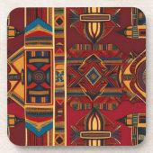 アフリカのキャンバス コースター (正面)