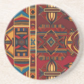 アフリカのキャンバス コースター (正面)