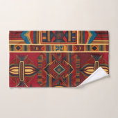 アフリカのキャンバス バスタオルセット (ハンドタオル)