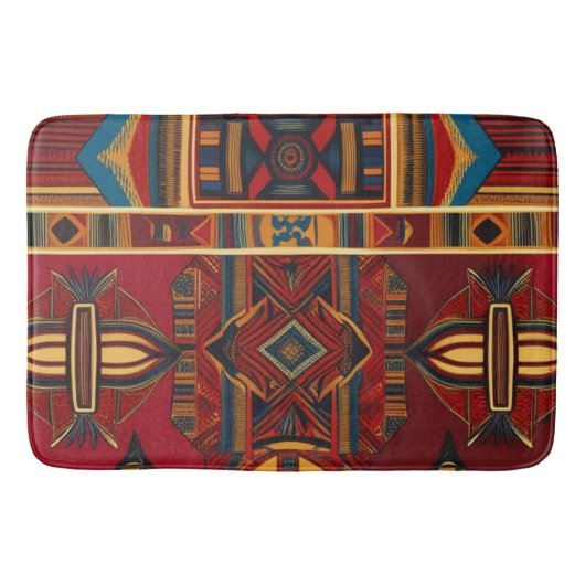 アフリカのキャンバス バスマット (正面)