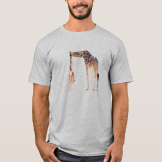 アフリカのキリンのTシャツ Tシャツ