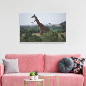 アフリカのキリン キャンバスプリント (インサイチュ (リビング))