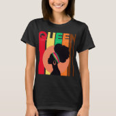 アフリカのクイーン女子Tシャツ Tシャツ (正面)