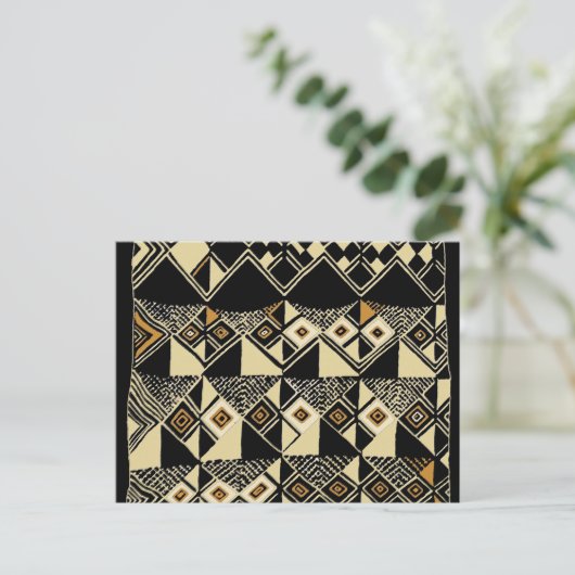 アフリカのクバインスパイアデザイン ポストカード (スタンド正面)