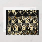 アフリカのクバインスパイアデザイン ポストカード (正面/裏面)